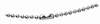 Nickel-Plated Beaded Neck Chain
