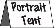 Portrait Tent Stock